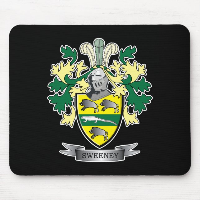 Sweeney Coat of Arms Mouse Pad (Front)