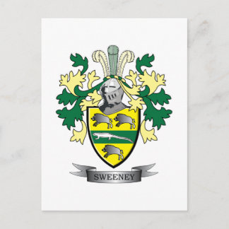 Sweeney Coat of Arms Postcard