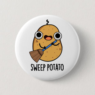 Sweep Potato Funny Sweet Potato Pun 6 Cm Round Badge