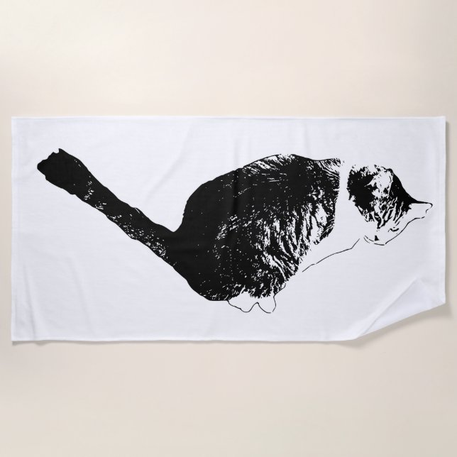 Sweep Sun, Bright Rest Beach Towel (Front)