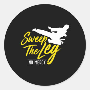 Sweep The Leg Karate Martial Arts  Classic Round Sticker