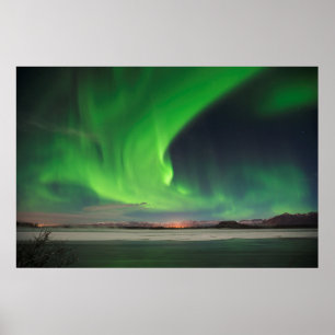Sweeping Aurora Poster