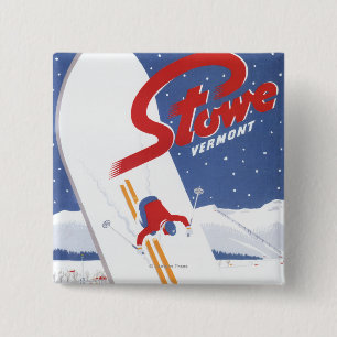 Sweeping S - There's Always Snow Promo Poster 15 Cm Square Badge