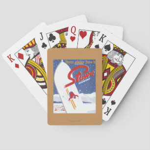 Sweeping S - There's Always Snow Promo Poster Playing Cards