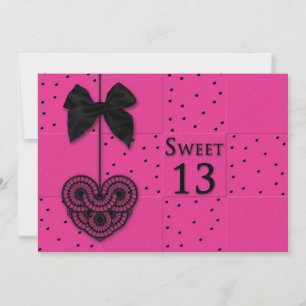 Sweet 13 Birthday Party Invitations