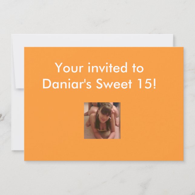 Sweet 15-16 invitations (Front)