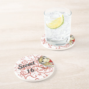 Sweet 16 Anime Girl Coasters
