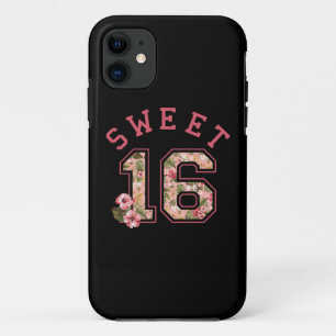 Sweet 16 Athletic Pink Floral iPhone 11 Case