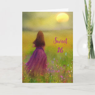 Sweet 16 Birthday Card