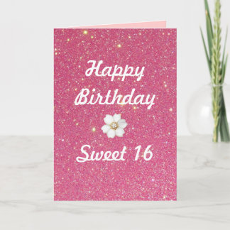 Sweet 16 Birthday Card