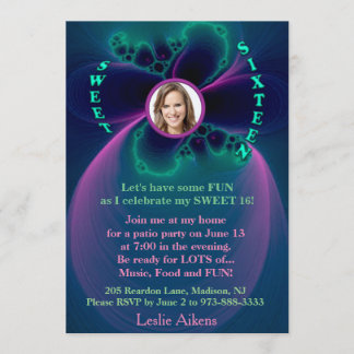 SWEET 16 Birthday Delight Party Invitation