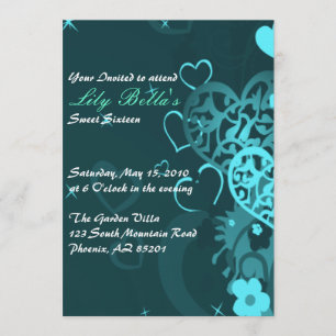Sweet 16 Birthday invitation