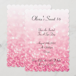 SWEET 16 BIRTHDAY INVITATION