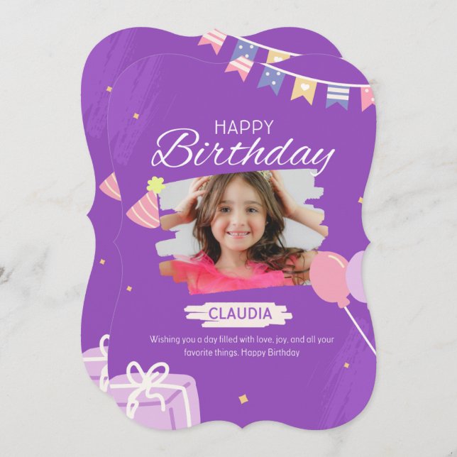 Sweet 16 Birthday Invitation (Front/Back)