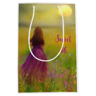 Sweet 16 Birthday Medium Gift Bag