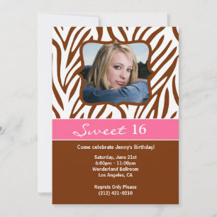 Sweet 16 Birthday Party Invitation