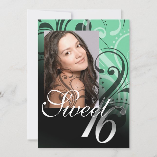 Sweet 16 Birthday Party Invitation (Front)