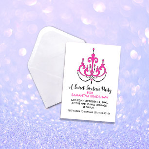 Sweet 16 Birthday Party Invitations