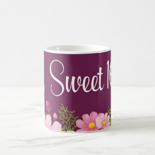 Sweet 16 Birthday With Pink Daisies Coffee Mug