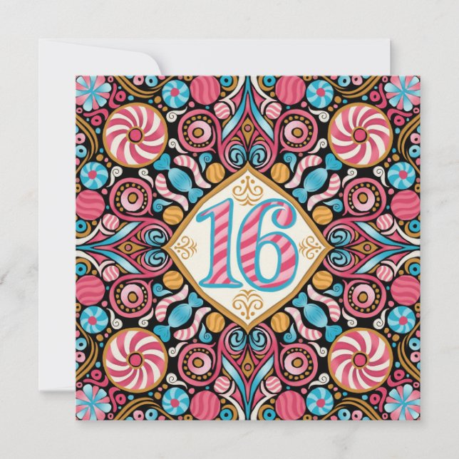 Sweet 16 card (Front)
