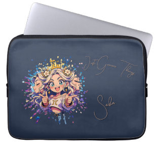 Sweet 16 Gemini Custom Laptop Sleeve