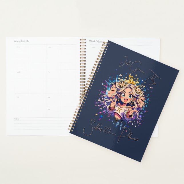 Sweet 16 Gemini Custom Name Planner (Display)