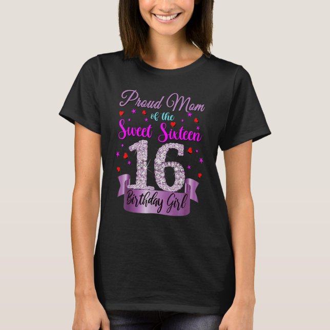 Sweet 16 Girl Teen Birthday 2005 Sixteenth Mum T-Shirt (Front)