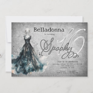 Sweet 16 Halloween Birthday Invitation