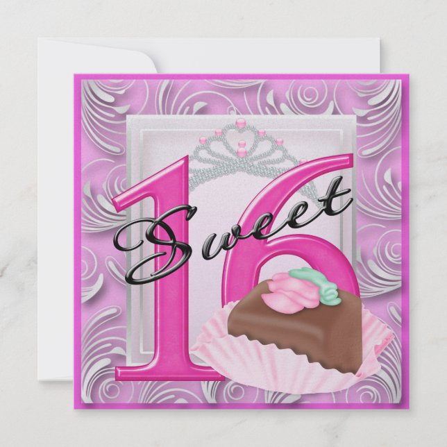 Sweet 16 invitation (Front)