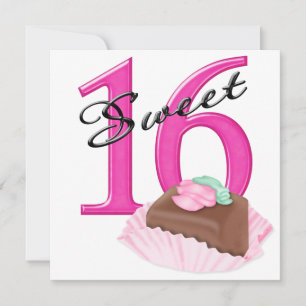 Sweet 16 invitation