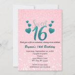 Sweet 16 invitation<br><div class="desc">You can customize both sides any way you want,  for any event.</div>