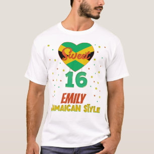 Sweet 16 Jamaican Style Birthday Girl Vacation  T- T-Shirt