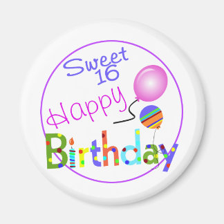 Sweet 16 magnet