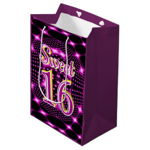 Sweet 16 medium gift bag