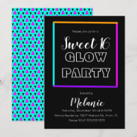 Sweet 16 Neon Glow In The Dark Beam Fun Party