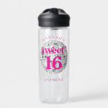 Sweet 16 Party Favours Water Bottle<br><div class="desc">#zazzlemade</div>