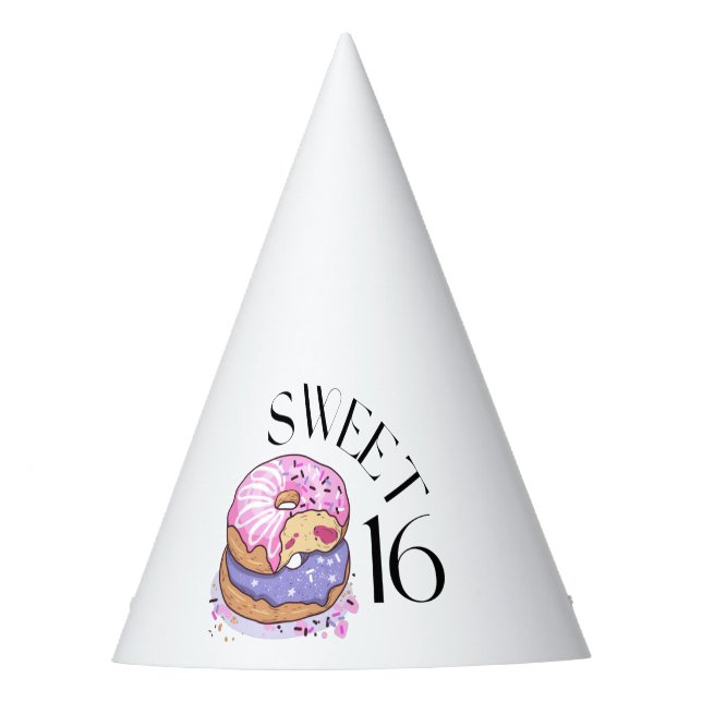 Sweet 16 Party Hat (Front)