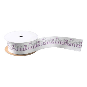 Sweet 16 Party Satin Ribbon