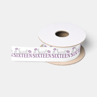 Sweet 16 Party Satin Ribbon