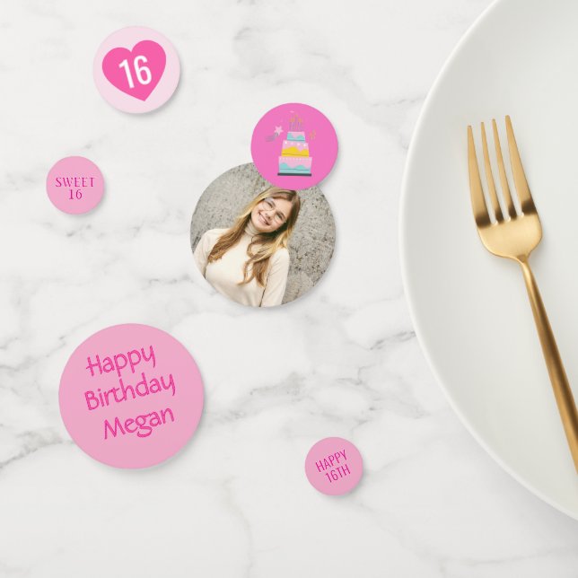 Sweet 16 Party! Table Confetti (Group)