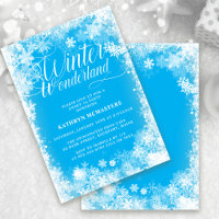 Sweet 16 Party Winter Wonderland Snowflake