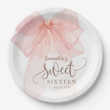 Sweet 16 Pink Bow Birthday party