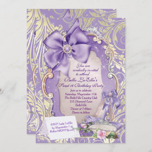 Sweet 16 Quinceanera Party Invitations
