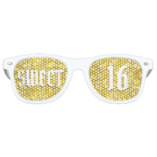 SWEET 16 retro Shades / Fun Party Sunglasses