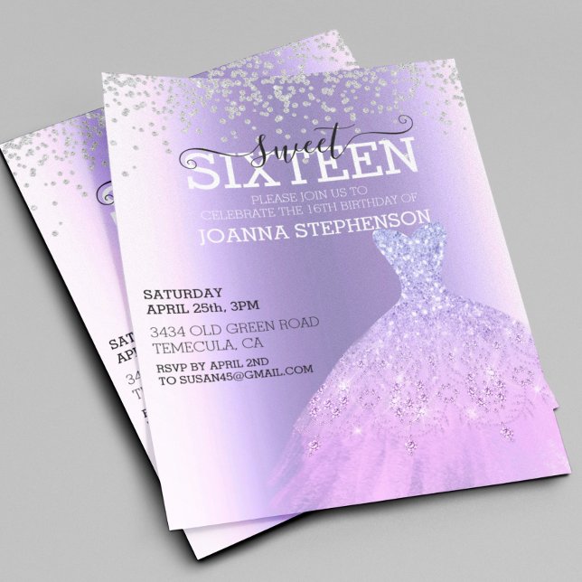 Sweet 16 Sixteen Birthday Party Dress Diamonds  (Creator Uploaded)