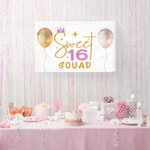 Sweet 16 Squad Banner