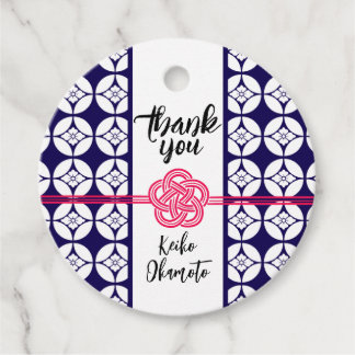 Sweet 16 Sushi party 花菱七宝紋 Hanabishi Shippo Favour Tags