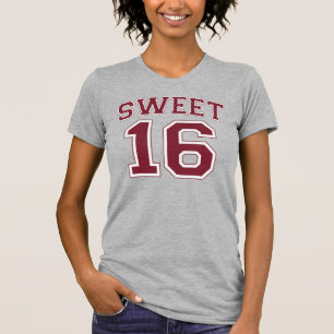 SWEET 16 VARSITY Inspired BIRTHDAY Tee