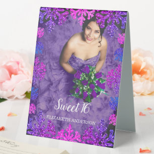 Sweet 16 Winter Snowflake Birthday