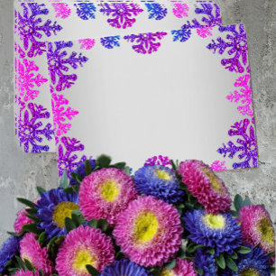 Sweet 16 Winter Snowflake Birthday Envelope